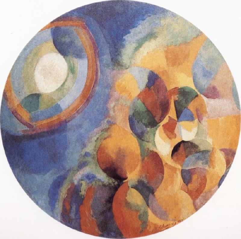 Delaunay, Robert Simulaneous Contrasts Sun and Moon France oil painting art